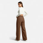 Oldevaine | High-Waisted Wide-Leg Pants – Architectural Elegance