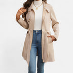 Oldevaine | Women’s Mid-Length Trench – Contemporary Elegance and Clean Lines