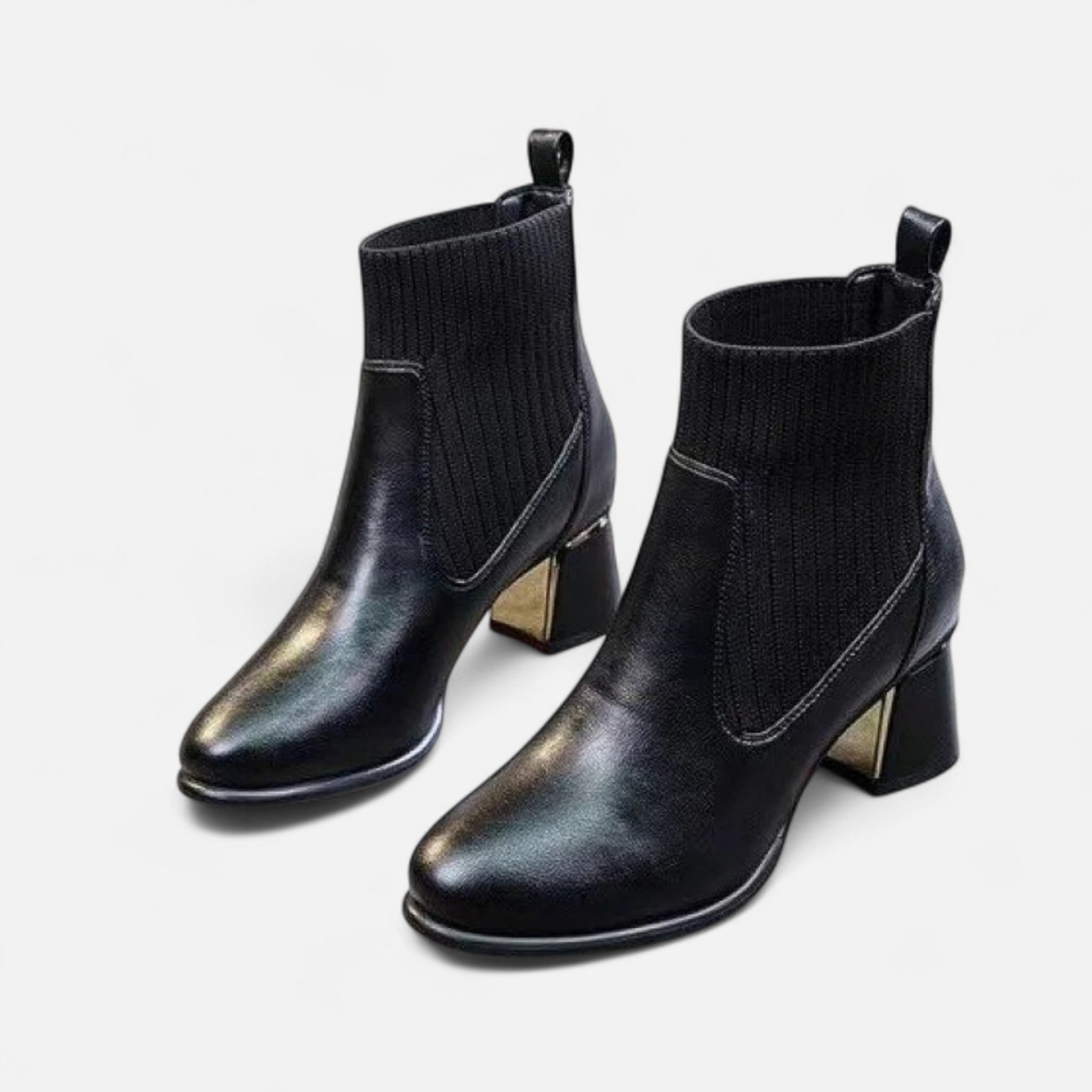 Oldevaine | Synthetic Leather Ankle Boots – Contemporary Refinement