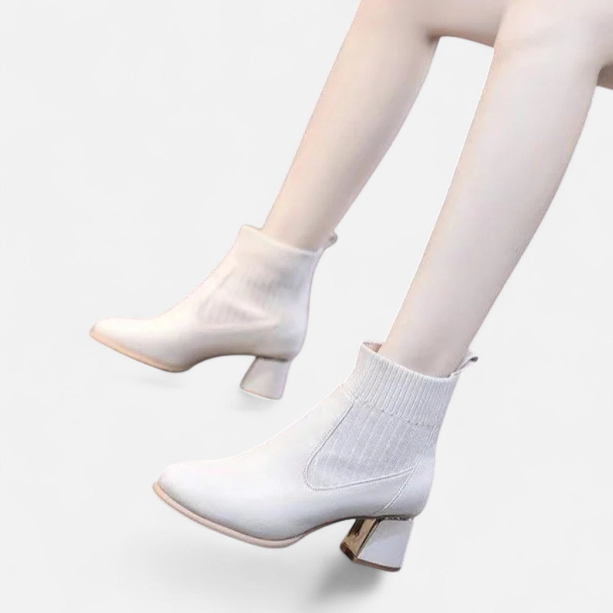 Oldevaine | Synthetic Leather Ankle Boots – Contemporary Refinement