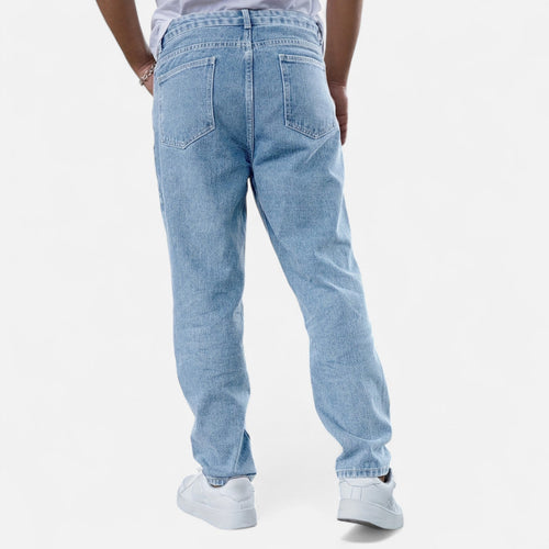 Oldevaine | Black Washed Straight Jeans – Strength and Elegance