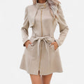 Oldevaine | Women’s Mid-Length Trench – Contemporary Elegance and Clean Lines
