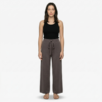 Oldevaine | Knit Wide Leg Trouser High Waist Drawstring