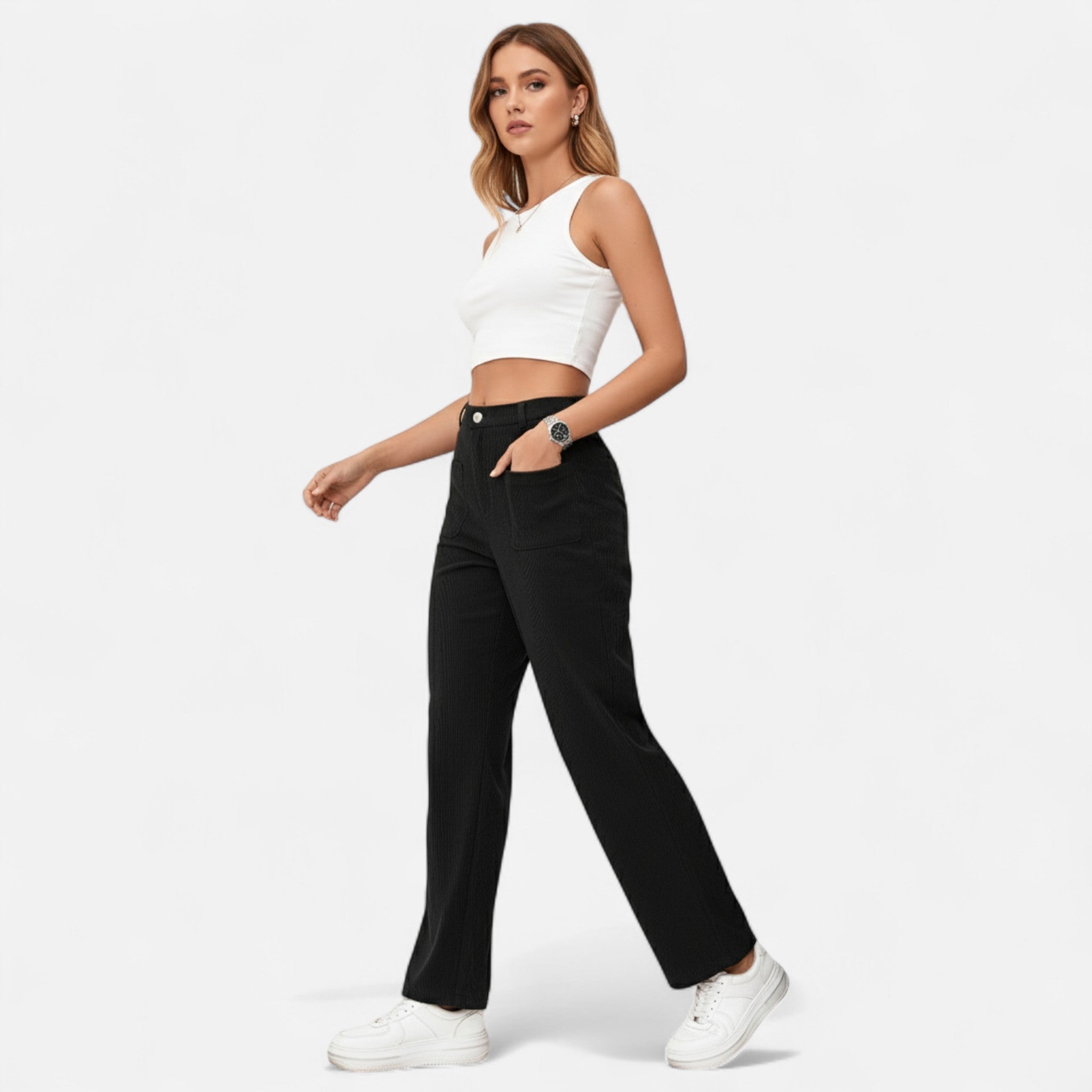 Oldevaine | Straight-Leg Corduroy Pants – Timeless Elegance
