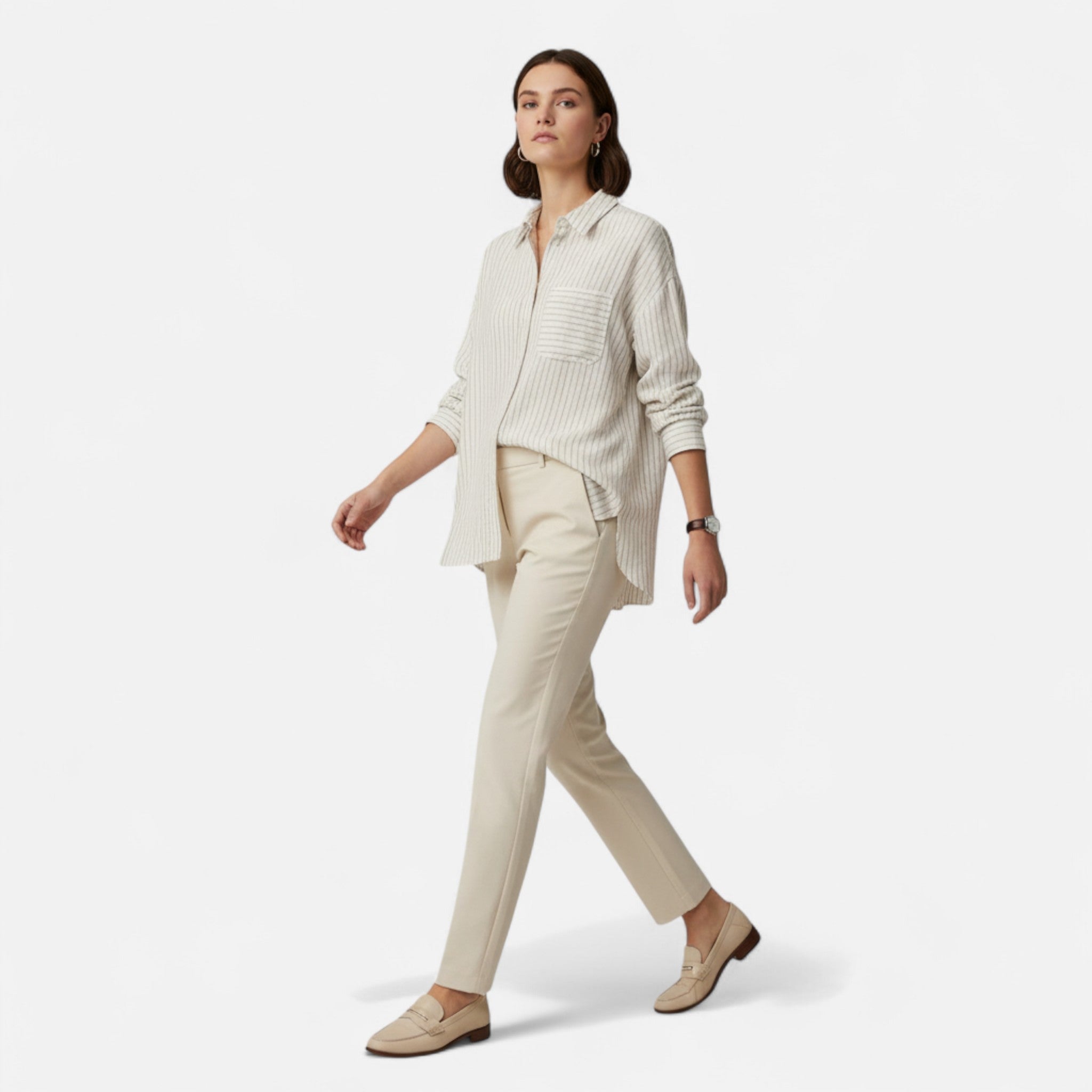 Oldevaine | Éliane – Casual Striped Shirt for Women
