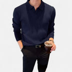 Oldevaine | Polo Collar Sweater – Casual Elegance