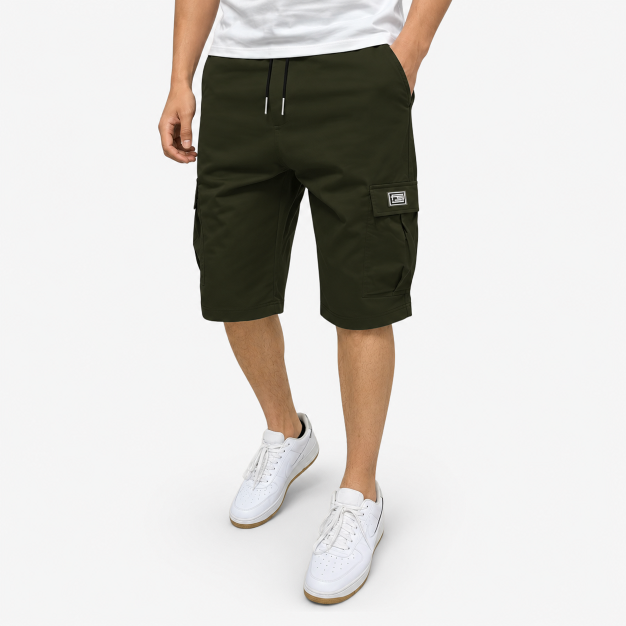 Oldevaine | Men's Casual Drawstring Cargo Utility Shorts
