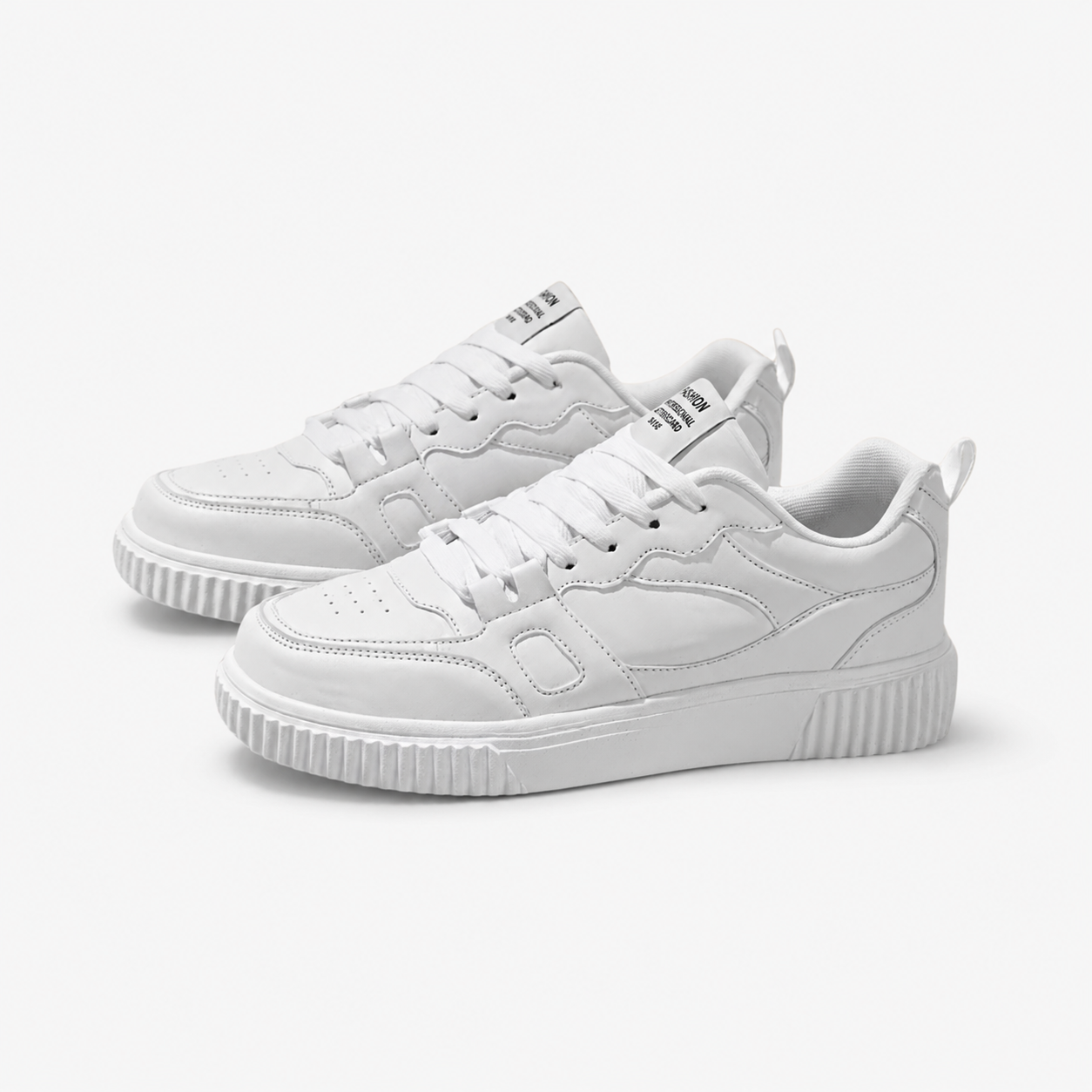Oldevaine | Men's Casual Lace Up Low Top Skate Trainers