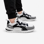 Oldevaine | Men's Colour Block Lace Up Casual Trainers