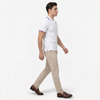 Oldevaine | Men's Contrast Trim Short Sleeve Polo Shirt