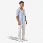 Oldevaine | Men's Cotton Striped Polo Shirt Knitted