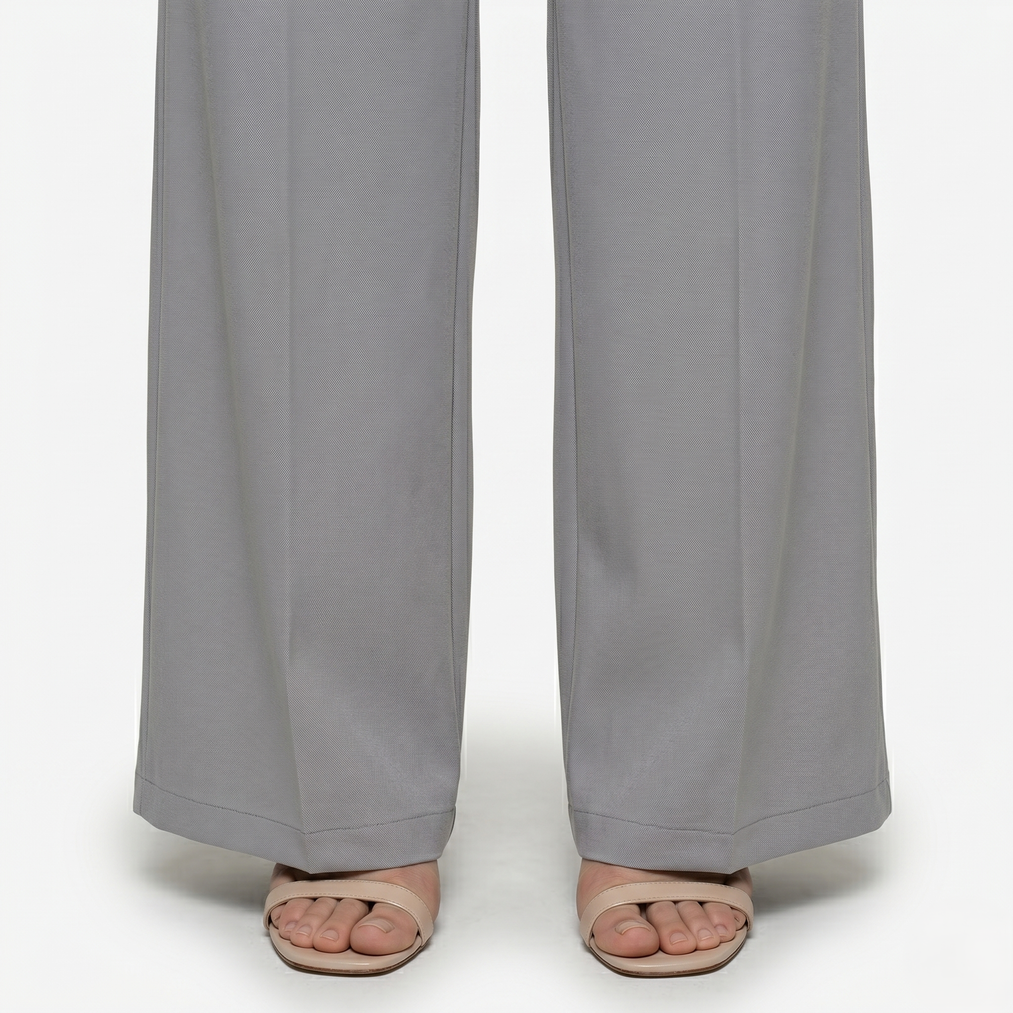 Oldevaine | Two-Piece Sleeveless V-Neck Vest Top and Wide-Leg Pants Set