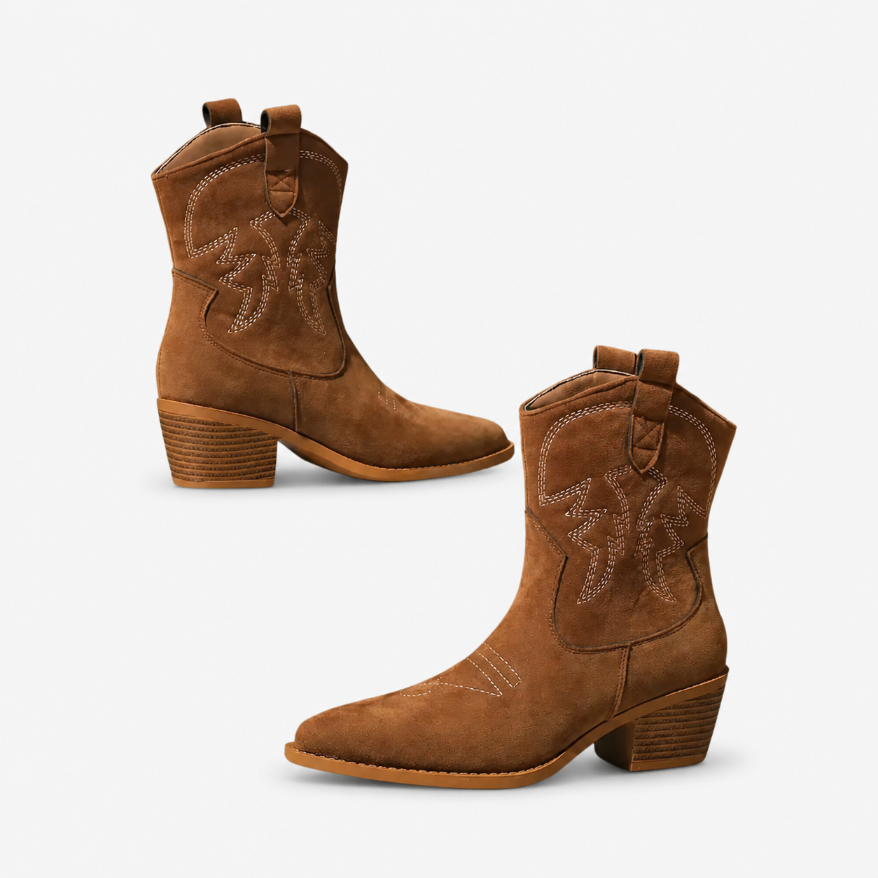 Oldevaine | Women’s Ankle Boots Pointed Toe Block Heel
