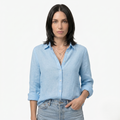 Oldevaine | Women's Button Up Long Sleeve Shirt with Classic Collar