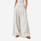 Oldevaine | Women's High Waist Wide Leg Palazzo Trousers