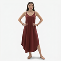 Oldevaine | Women’s Sleeveless V-Neck Cami Maxi Dress Adjustable Straps