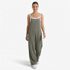 Oldevaine | Women's Sleeveless Wide Leg Casual Jumpsuit with Spaghetti Straps