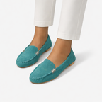 Oldevaine | Women’s Slip-On Loafers Round Toe Casual Flat Shoes