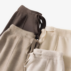 Oldevaine | Knit Wide Leg Trouser High Waist Drawstring