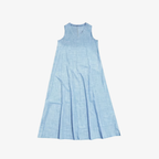 Oldevaine | Casual Sleeveless V-Neck Draped Maxi Dress