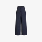 Oldevaine | Women's Pinstripe Two Piece Set Wide Leg Trousers and Top