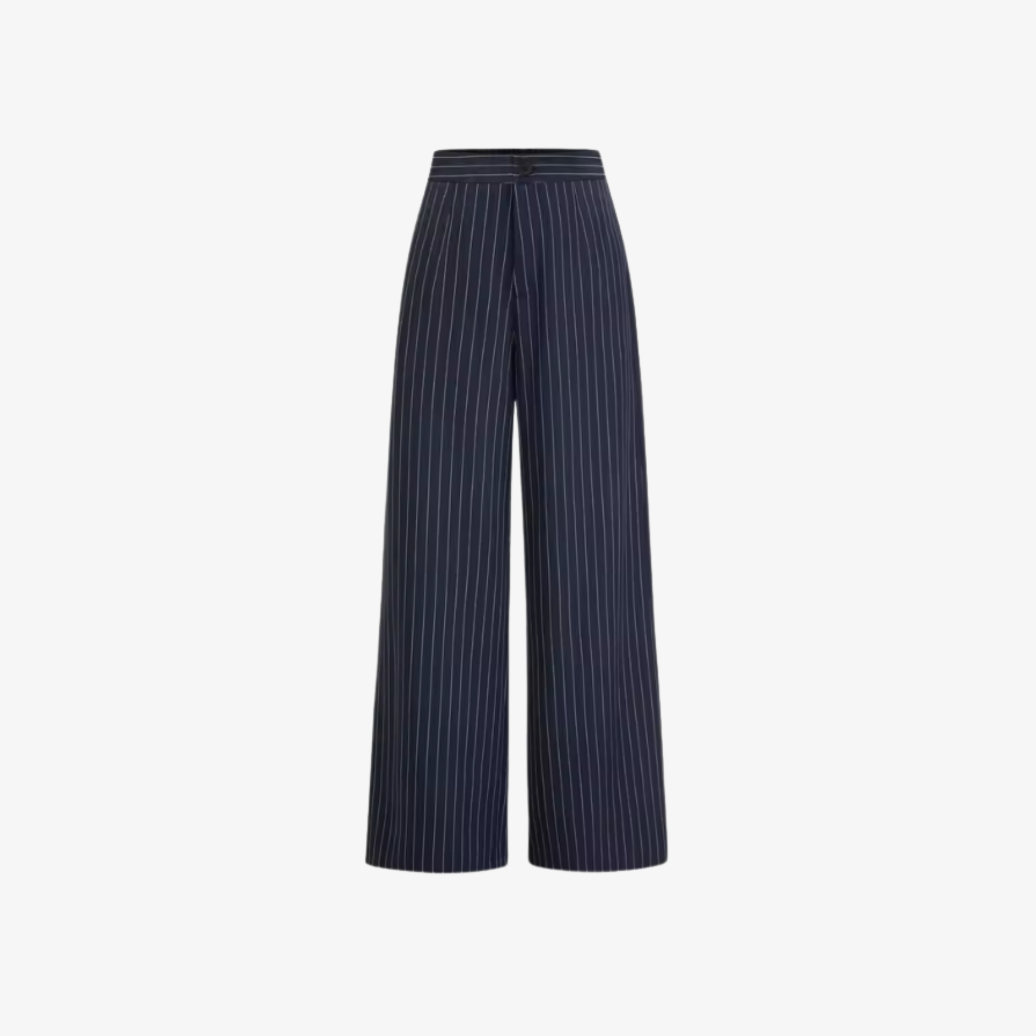 Oldevaine | Women's Pinstripe Two Piece Set Wide Leg Trousers and Top