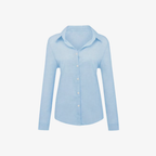 Oldevaine | Women's Button Up Long Sleeve Shirt with Classic Collar