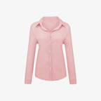 Oldevaine | Women's Button Up Long Sleeve Shirt with Classic Collar