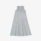 Oldevaine | Casual Sleeveless V-Neck Draped Maxi Dress
