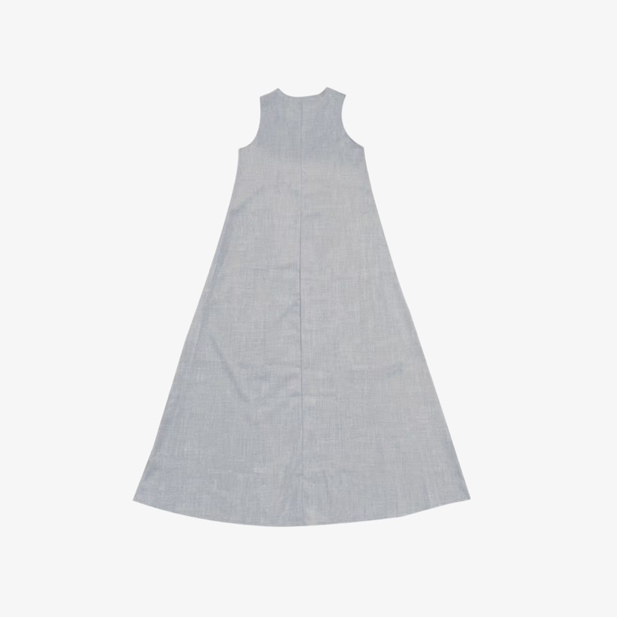 Oldevaine | Casual Sleeveless V-Neck Draped Maxi Dress