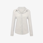 Oldevaine | Women's Button Up Long Sleeve Shirt with Classic Collar