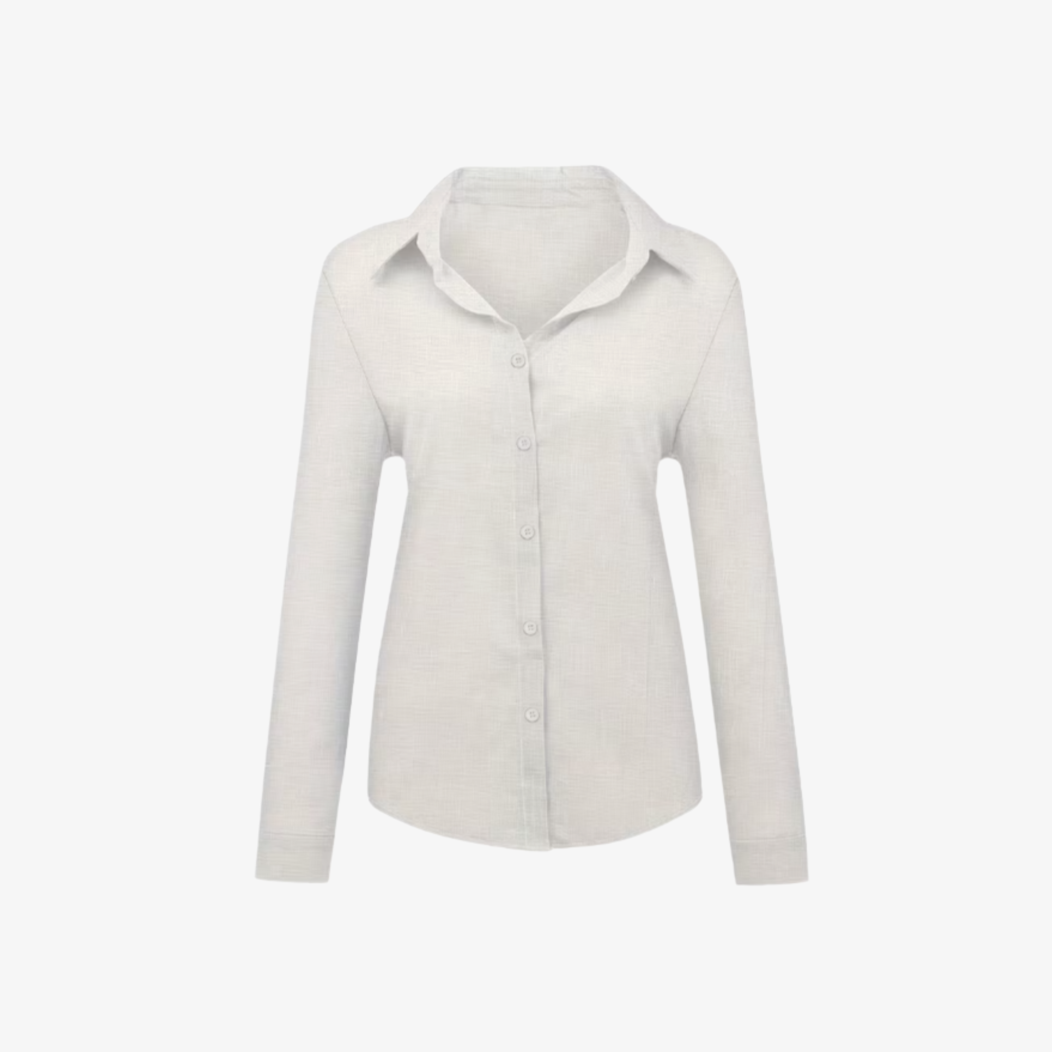 Oldevaine | Women's Button Up Long Sleeve Shirt with Classic Collar