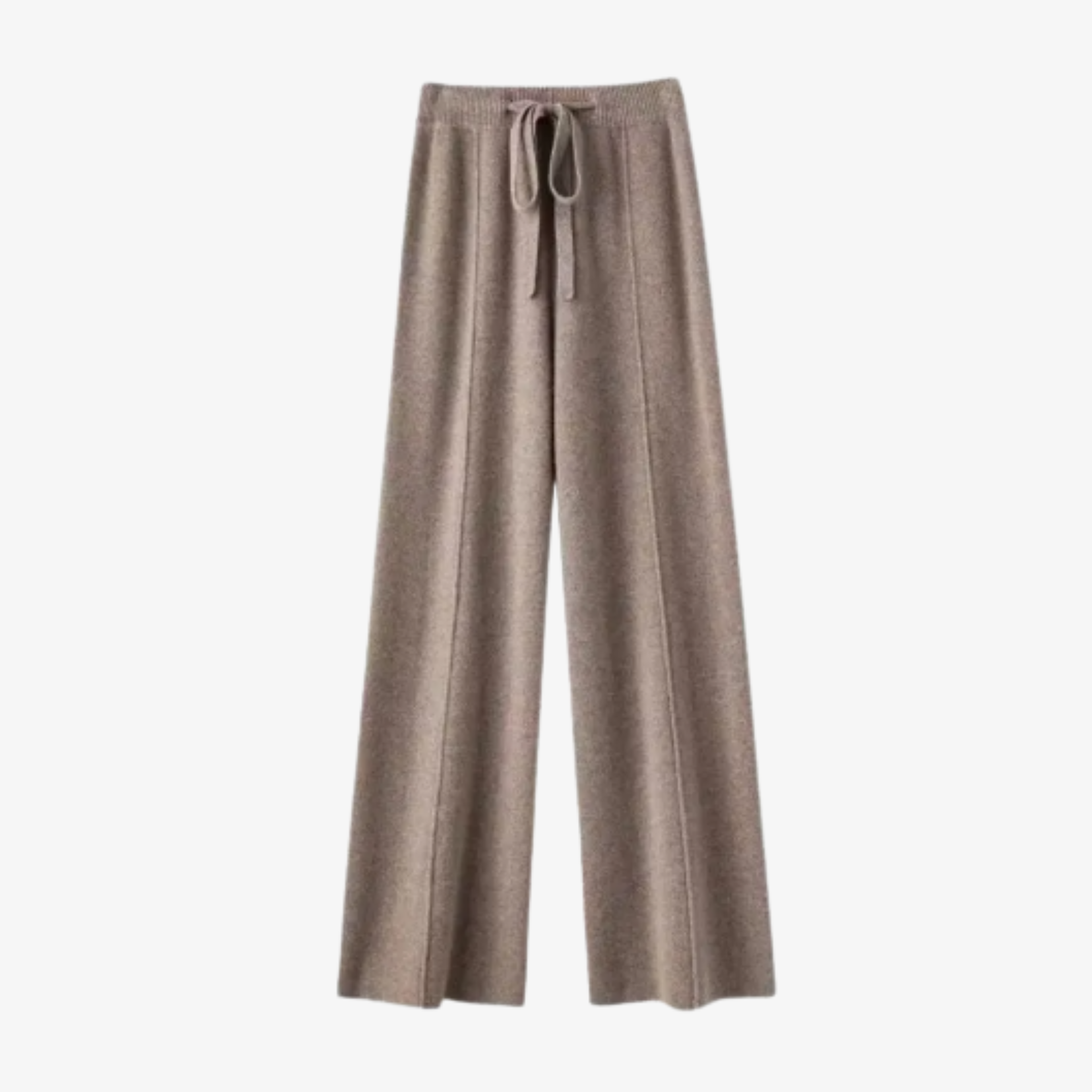Oldevaine | Knit Wide Leg Trouser High Waist Drawstring