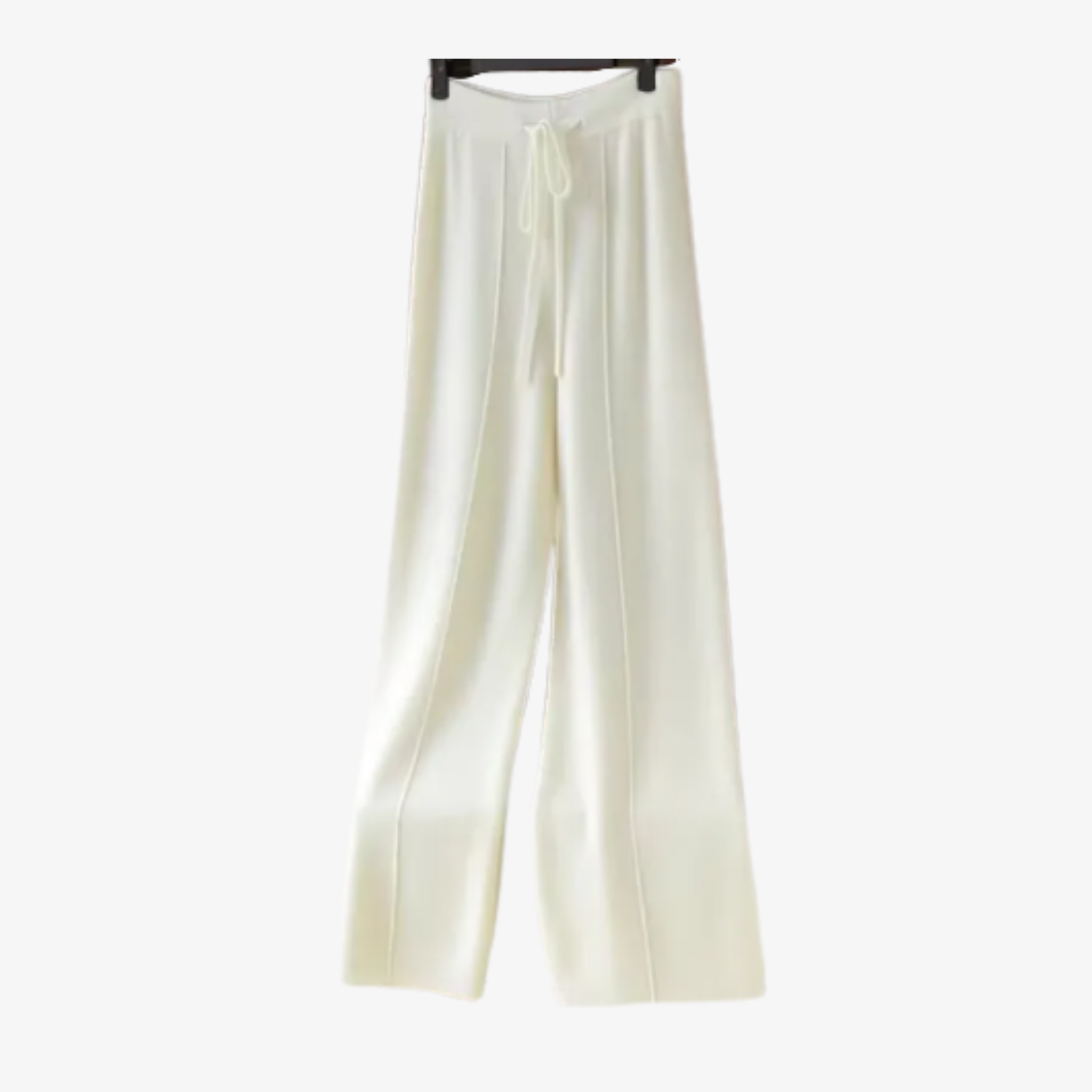 Oldevaine | Knit Wide Leg Trouser High Waist Drawstring