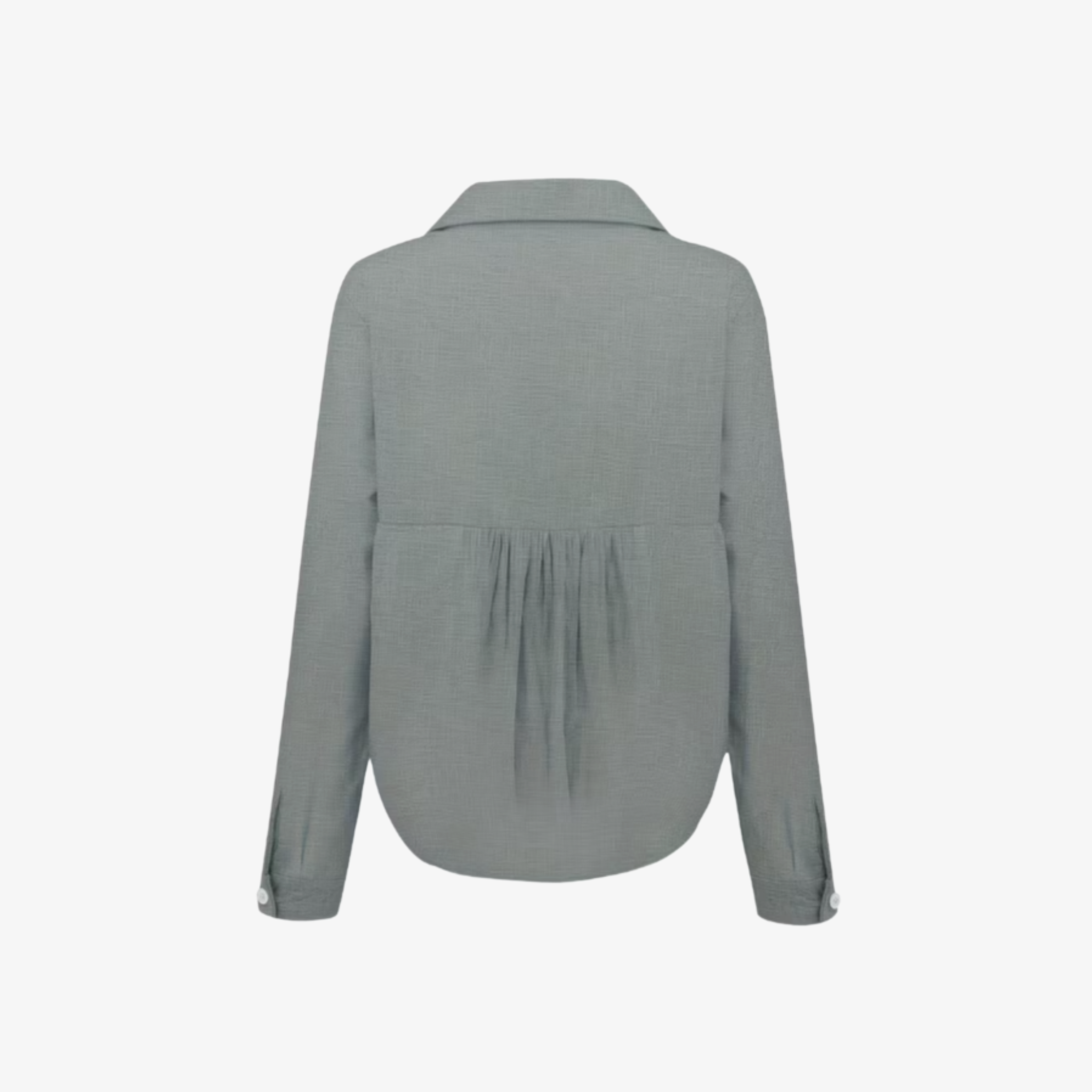 Oldevaine | Women's Button Up Long Sleeve Shirt with Classic Collar