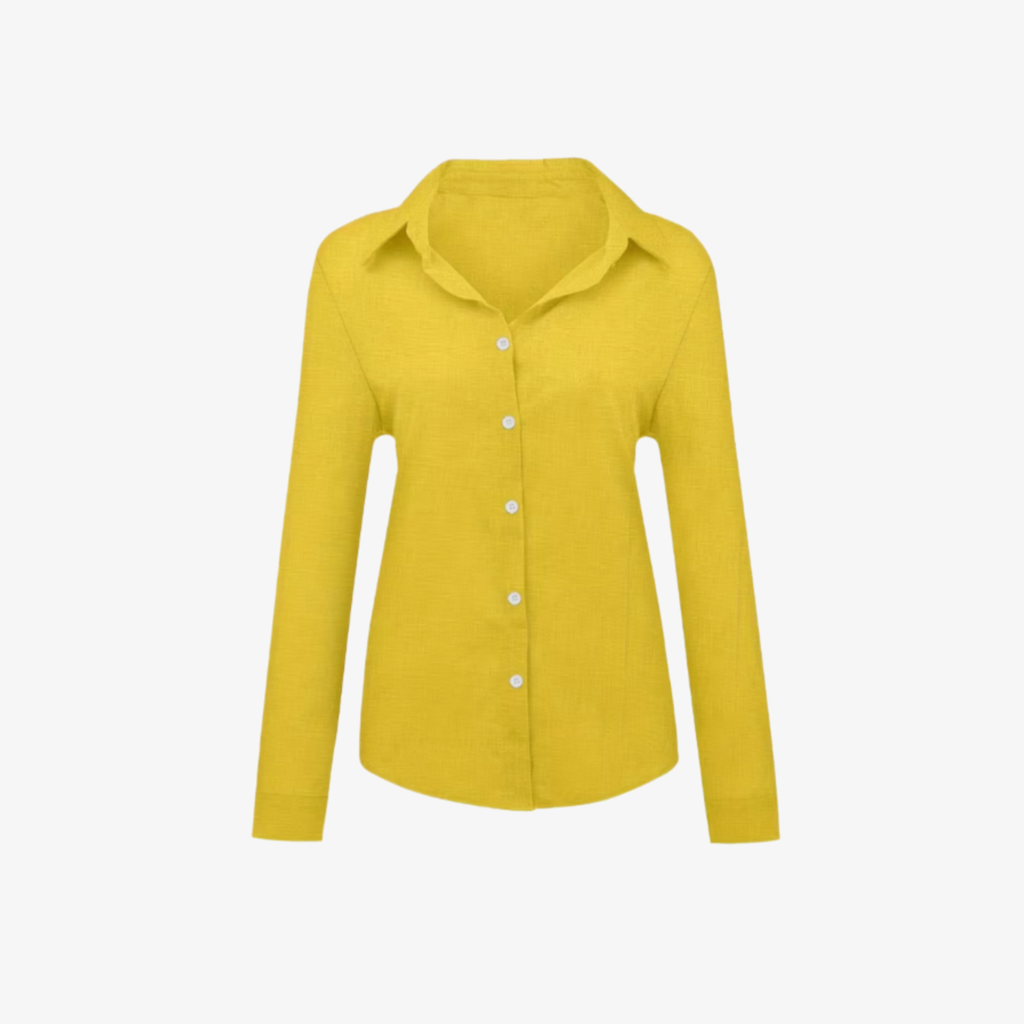Oldevaine | Women's Button Up Long Sleeve Shirt with Classic Collar