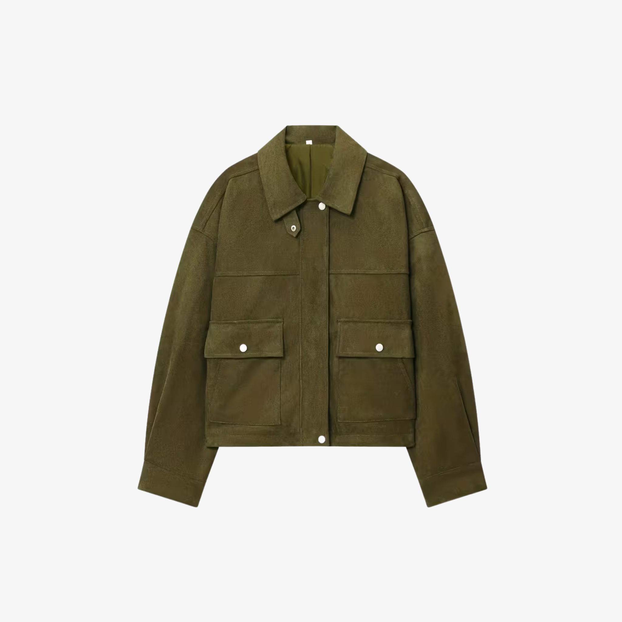 Oldevaine | Cropped Biker Jacket Casual Fit