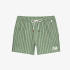 Oldevaine | Men's Striped Swim Shorts with Drawstring and Pockets
