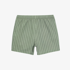 Oldevaine | Men's Striped Swim Shorts with Drawstring and Pockets