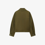 Oldevaine | Cropped Biker Jacket Casual Fit