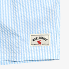 Oldevaine | Men's Striped Swim Shorts with Drawstring and Pockets