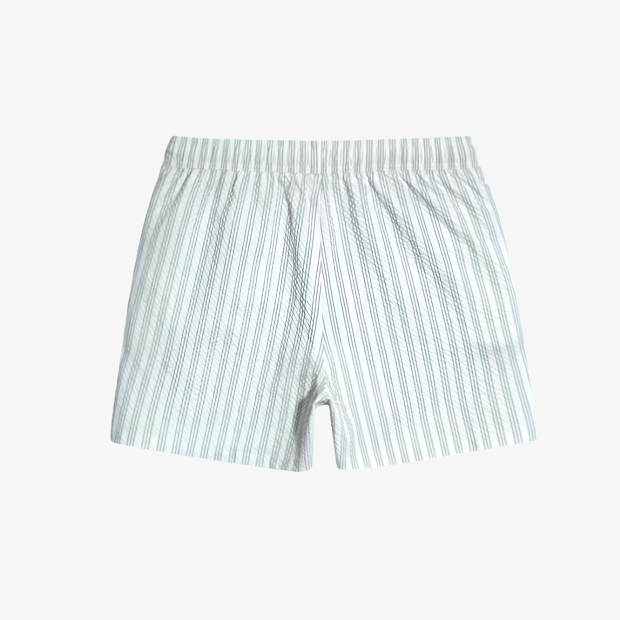 Oldevaine | Men's Striped Swim Shorts with Drawstring and Pockets