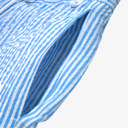 Oldevaine | Men's Striped Swim Shorts with Drawstring and Pockets
