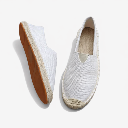 Oldevaine | Canvas Espadrille Slip-On Shoes Braided Sole Casual Flats