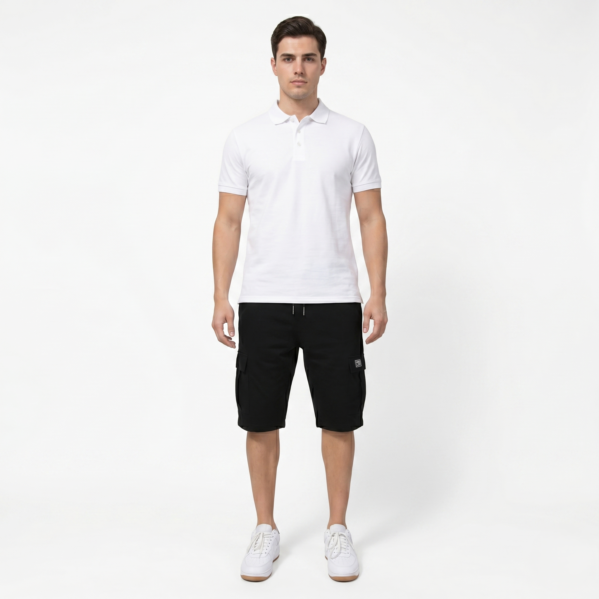 Oldevaine | Men's Casual Drawstring Cargo Utility Shorts