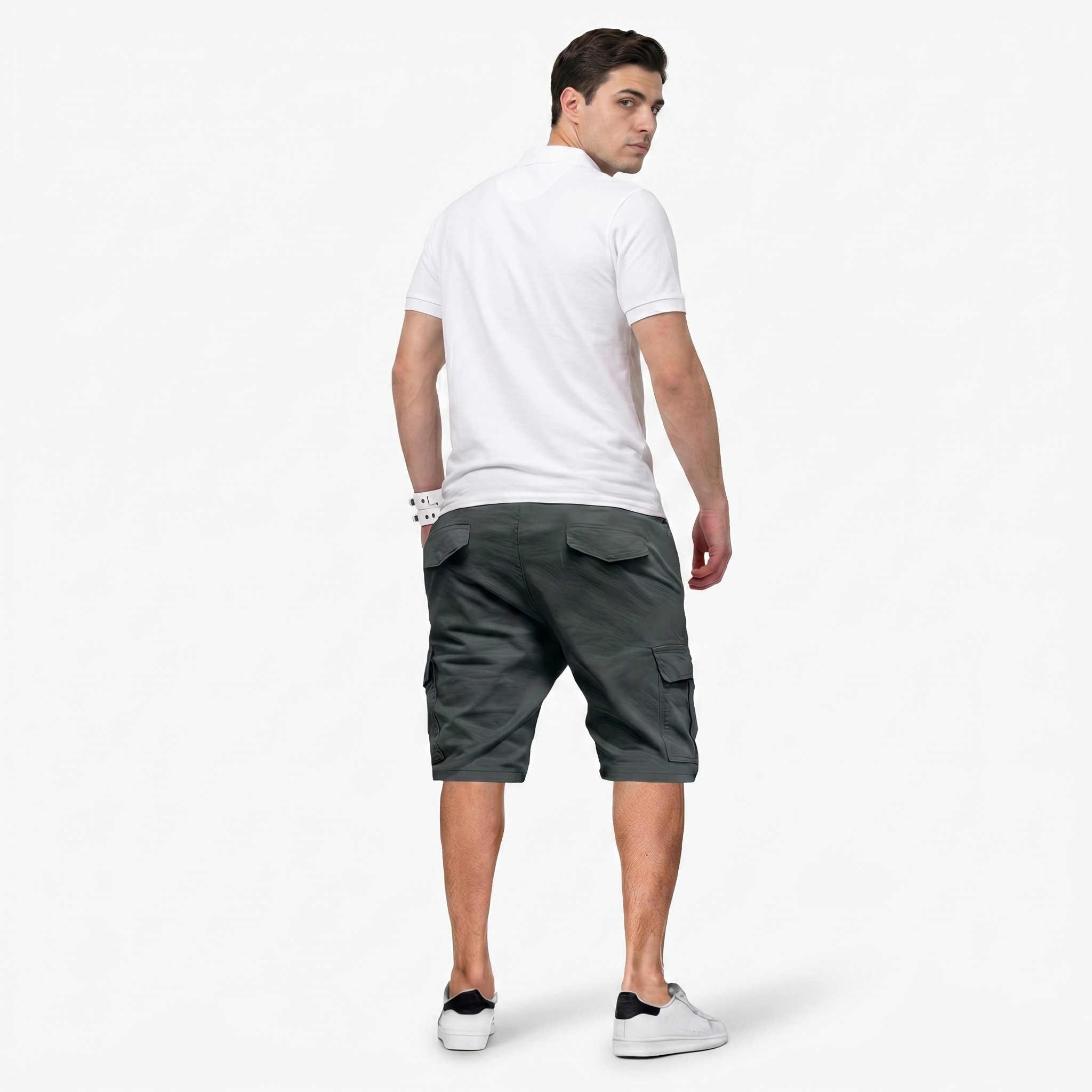 Oldevaine | Men's Casual Drawstring Cargo Utility Shorts