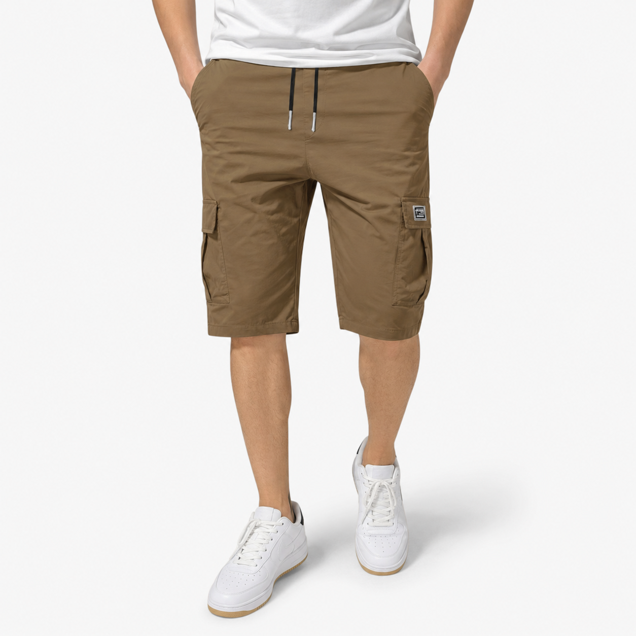 Oldevaine | Men's Casual Drawstring Cargo Utility Shorts