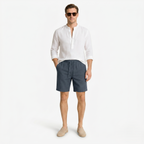 Oldevaine | Men's Casual Drawstring Waist Relaxed Fit Shorts