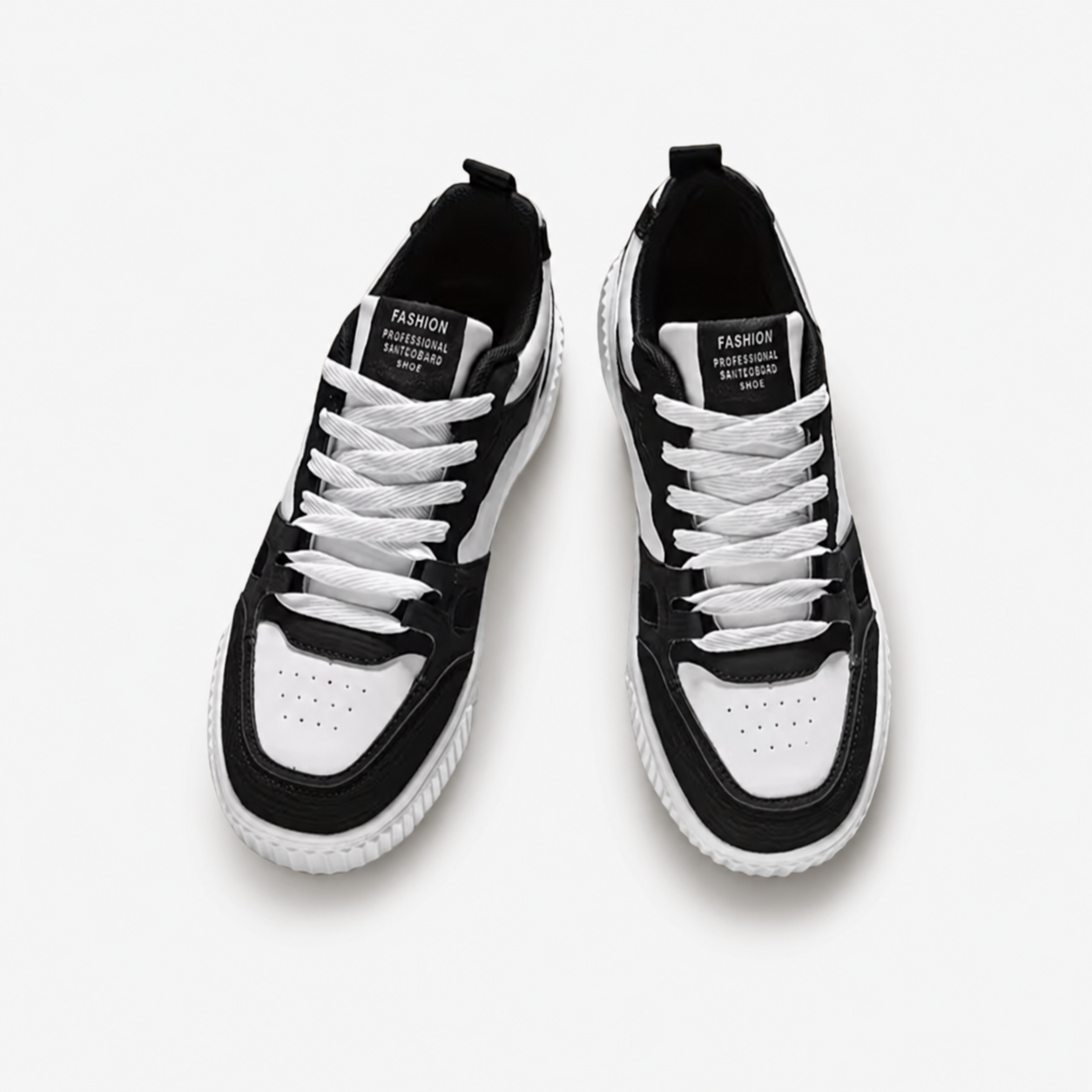 Oldevaine | Men's Casual Lace Up Low Top Skate Trainers