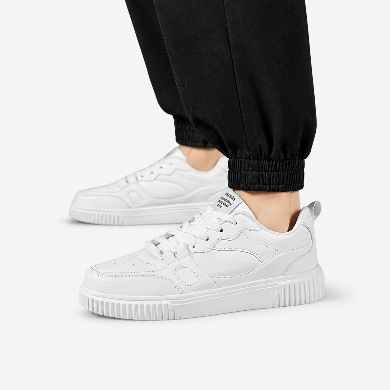 Oldevaine | Men's Casual Lace Up Low Top Skate Trainers